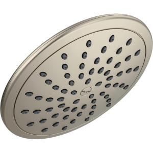 imageMoen 6345EPBG Collection EcoPerformance 8Inch Fixed Rainshower Showerhead 175 GPM Brushed GoldBrushed Nickel