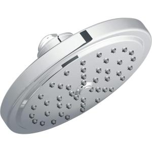 imageMoen Chrome 7Inch Single Function Shower Head with Immersion Rainshower Technology S176