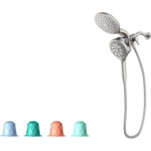 imageMoen IN208C2 Aromatherapy Combination Handshower and Rainshower with INLY Shower Capsules ChromeSpot Resist Brushed Nickel