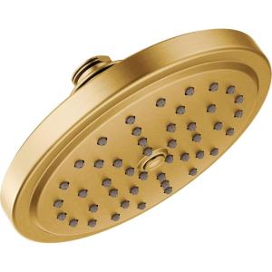 imageMoen S176EPBG EcoPerformance Single Function Round Shower Head with Immersion Rainshower Technology 7Inch Brushed GoldBrushed Gold