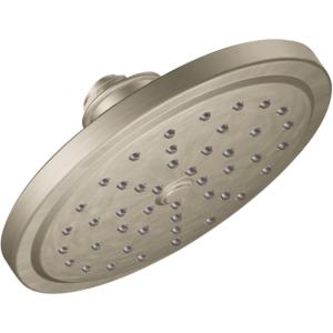 imageMoen S176EPBN Collection 7Inch Single Function Eco Performance Shower Head with Immersion Rainshower Technology Brushed Nickel