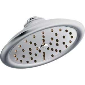 imageMoen S6310ORB ExactTemp 7quot Single Function Rainshower Showerhead with Immersion Technology at 25 GPM Flow Rate Oil Rubbed BronzeChrome