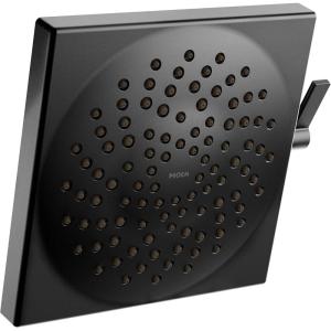 imageMoen S6345BL Showering AccPremium TwoFunction 8quot Diameter Spray Head Rainshower Matte Black