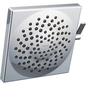 imageMoen S6345EPBN Velocity EcoPerformance TwoFunction 812quot Diameter Spray Rainshower Showerhead Brushed NickelChrome