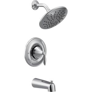 imageMoen T2233EP Eva Tub Shower System with Rainshower Showerhead without Valve Chrome