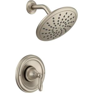 imageMoen T2252EPBN Brantford PosiTemp Shower Trim Kit with 8Inch EcoPerformance Rainshower Valve Required Brushed Nickel
