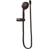 imageMoen 3636EP Four Function EcoPerformance Handheld Shower with Wall Bracket and 69Inch Hose ChromeOil Rubbed Bronze