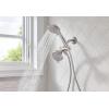 imageMoen Ignite Brushed Nickel FiveFunction 334quot Diameter 5Function Shower Spray Head with Handheld Showerhead 20016SRN