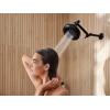 imageMoen N400R0BL Quattro Rainshower Showerhead with Four Unique Shower Experiences Matte Black