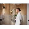 imageMoen N400R0BL Quattro Rainshower Showerhead with Four Unique Shower Experiences Matte Black