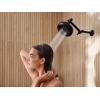 imageMoen N400R0BL Quattro Rainshower Showerhead with Four Unique Shower Experiences Matte Black