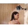imageMoen N400R0BL Quattro Rainshower Showerhead with Four Unique Shower Experiences Matte Black