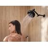 imageMoen N400R0BL Quattro Rainshower Showerhead with Four Unique Shower Experiences Matte Black