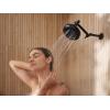 imageMoen N400R0BL Quattro Rainshower Showerhead with Four Unique Shower Experiences Matte Black