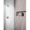 imageMoen T2472EPBL Genta LX PosiTemp Pressure Balancing EcoPerformance Modern Shower Only Trim Valve Required Matte BlackBrushed Nickel