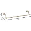 imageMoen YB6418ORB Belfield 18Inch Bathroom Towel Bar Oil Rubbed BronzePolished Nickel