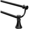 imageMoen YB6422ORB Belfield 24 inch Bathroom Double Towel Bar Oil Rubbed BronzeOil Rubbed Bronze