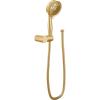 imageMoen 3636EPBG AccCore Four Function EcoPerformance Handheld Shower with Wall Bracket and 69Inch Hose Brushed Gold