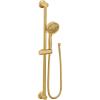imageMoen 3667EPBG EcoPerformance Handheld Showerhead with 69InchLong Hose Featuring 30Inch Slide Bar Brushed Gold