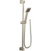 imageMoen 90 Degree Brushed Nickel Modern EcoPerformance Handshower Handheld Shower with 30Inch Slide Bar and 69Inch Metal Hose S3879EPBN