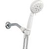 imageMoen Banbury Glacier White 5Spray Handshower HighPressure Handheld Bathroom Shower Head 23046W4 Inch