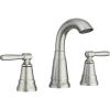 imageMoen Halle Spot Resist Brushed Nickel OneHandle Single Hole Bathroom Sink Faucet with Optional Deckplate 84970SRN2 Handle  Widespread