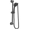 imageMoen Matte Black EcoPerformance 4Spray Pattern Detachable Handheld Showerhead with 69InchLong Hose and 30Inch Slide Bar 3669EPBLMatte Black