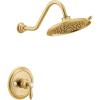 imageMoen UTS33102EPBG Weymouth MCORE 3Series 1Handle EcoPerformance Shower Trim Kit Valve Required Brushed Gold