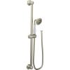 imageMoen Weymouth Chrome Traditional EcoPerformance Handshower Handheld Shower with 30Inch Slide Bar and 69Inch Metal Hose S12107EPBrushed Nickel