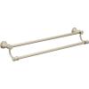 imageMoen YB6422ORB Belfield 24 inch Bathroom Double Towel Bar Oil Rubbed BronzeBrushed Nickel