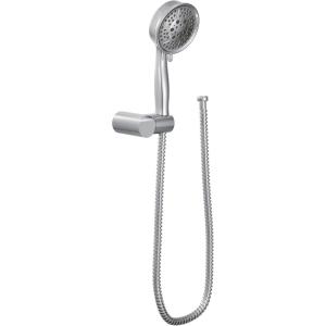 imageMoen 3636EP Four Function EcoPerformance Handheld Shower with Wall Bracket and 69Inch Hose ChromeChrome