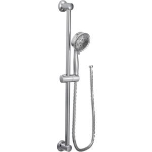 imageMoen 3667EP Showering EcoPerformance Handheld Showerhead with 69 Long Hose Featuring 30Inch Slide Bar 1 count ChromeChrome