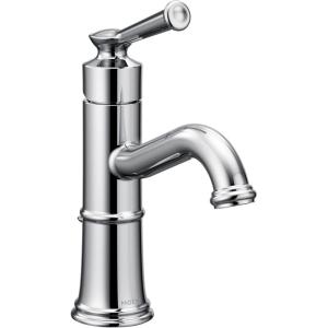 imageMoen Belfield Oil Rubbed Bronze OneHandle Bathroom Sink Faucet with Drain Assembly and Optional Deckplate 6402ORBChrome