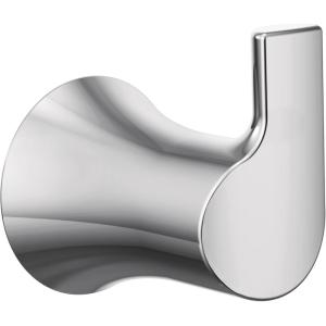 imageMoen Doux Matte Black Single Robe Hook YB0203BLChrome