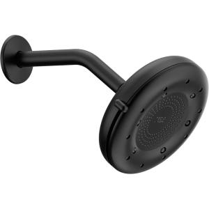 imageMoen N400R0BL Quattro Rainshower Showerhead with Four Unique Shower Experiences Matte Black