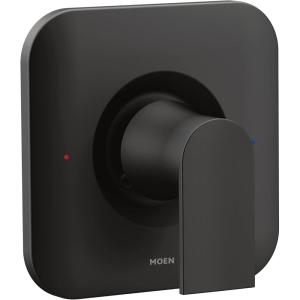 imageMoen T2471BL Genta LX PosiTemp PressureBalancing Modern Trim Valve Required Matte Black