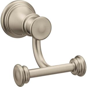 imageMoen YB6403ORB Belfield Double Robe Hook Oil Rubbed BronzeBrushed Nickel