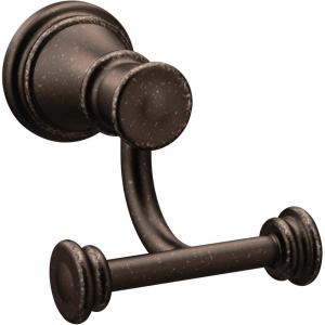 imageMoen YB6403ORB Belfield Double Robe Hook Oil Rubbed BronzeOil Rubbed Bronze