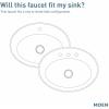imageMoen 4500ORB Wynford One Handle Single Hole Traditional Bathroom Faucet OilRubbed BronzeChrome