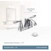 imageMoen 6610ORB Brantford Two Handle Centerset Bathroom Faucet with Drain Assembly 05 OilRubbed BronzeBrushed Nickel