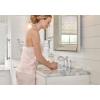 imageMoen Belfield Oil Rubbed Bronze TwoHandle 8Inch Widespread Bathroom Faucet Trim Kit Valve Required T6405ORBBrushed Nickel
