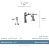 imageMoen Belfield Oil Rubbed Bronze TwoHandle 8Inch Widespread Bathroom Faucet Trim Kit Valve Required T6405ORBBrushed Nickel