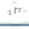 imageMoen Belfield Oil Rubbed Bronze TwoHandle 8Inch Widespread Bathroom Faucet Trim Kit Valve Required T6405ORBPolished Nickel