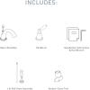 imageMoen Brantford OilRubbed Bronze TwoHandle Widespread Bathroom Faucet Trim Kit Bathroom Faucets for Sink 3hole Deck Mounted Setup Valve Required T6620ORBOil Rubbed Bronze