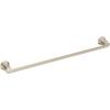 imageMoen Doux Matte Black 24Inch Single Towel Bar YB0224BLBrushed Nickel