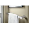 imageMoen Genta LX Brushed Nickel Modern 24Inch Single Wall Mounted Towel Bar for Kitchen or Bathroom BH3824BNChrome