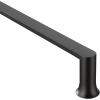 imageMoen Genta LX Brushed Nickel Modern 24Inch Single Wall Mounted Towel Bar for Kitchen or Bathroom BH3824BNMatte Black