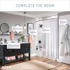 imageMoen Genta LX Brushed Nickel Modern 24Inch Single Wall Mounted Towel Bar for Kitchen or Bathroom BH3824BNMatte Black