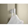 imageMoen Genta LX Brushed Nickel Modern Single Robe or Towel Hanger for Kitchen or Bathroom BH3803BN