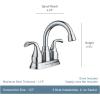 imageMoen Idora Mediterranean Bronze TwoHandle Centerset Bathroom Sink Faucet with Drain Assembly 84115BRB